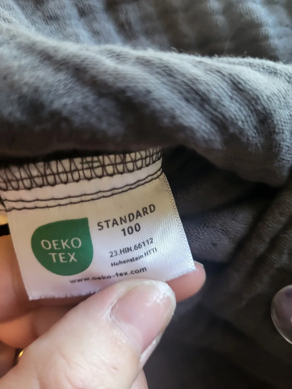 NIB Quince Organic Cotton Gauze 3pc Duvet Set, Full/Queen, Charcoal